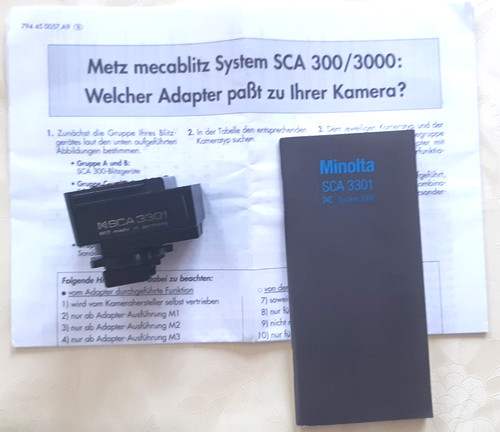 Metz sca 3301 ttl af - 3301,