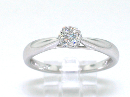 Brillant ring 585 weißgold - brillant,