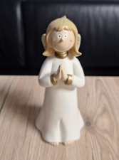 Gilde Engel weiß/gold stehend *wie neu* 18cm hoch betend