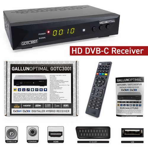 Gallunoptimal dvb h265 - hd, dvb-t2