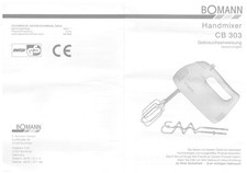 Handmixer Bomann CB 303, 5 Stufen, 160W _ Neu wg. Haushaltszusammenführung
