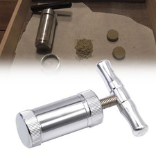 Edelstahl Pollenpresse T-Form Pollen Presse Hochleistungs für Pflanzen Kräuter