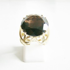 Ring gold 333er rauchquarz - 333er, 8