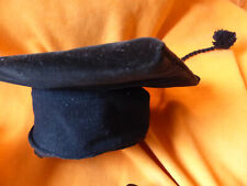 Doktorhut, Handgefertigt, Selbstgemacht, schwarzer Samt