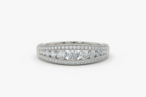 Diamond anniversary gold - , ring