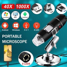 USB Digital Mikroskop Kamera für Android PC 40-1000X Mikroskop Lupe Video Kamera