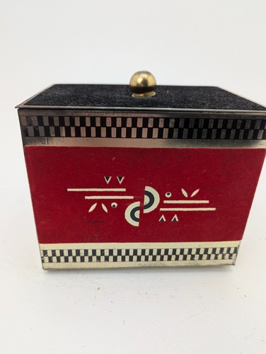 Vintage art deco blechdose - art,