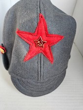 Original UdSSR /  Rote Armee  Wintermütze BUDJONOWKA Der Sowietischen Armee