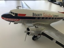 Franklin Mint Armour 1/48 DC-3, C-47, Braniff 