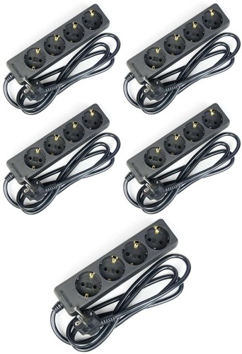 Schuko mehrfachsteckdose - 5x,