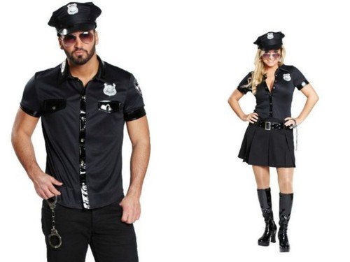 Polizeikostüm damen herren - polizeikostüm,