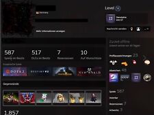 PC Spiele Account mit fast 600