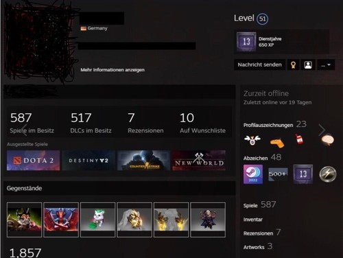 Spiele account mit fast - pc,