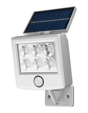 Livarno home LED-Solarstrahler Garten Strahler LED Solar Solarpanel integriert