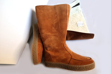 HEINE echt LEDER STIEFEL Web FELL warm wie Lammfell Stiefel 36 NEU OVP