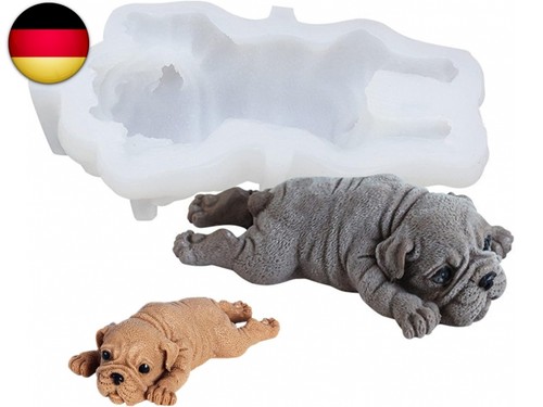Shar pei hund form - 3d,