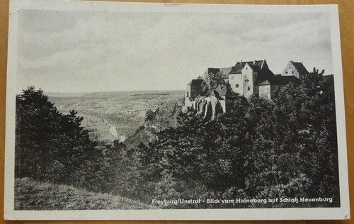 Schloss neuenburg 1956 - ak, ex