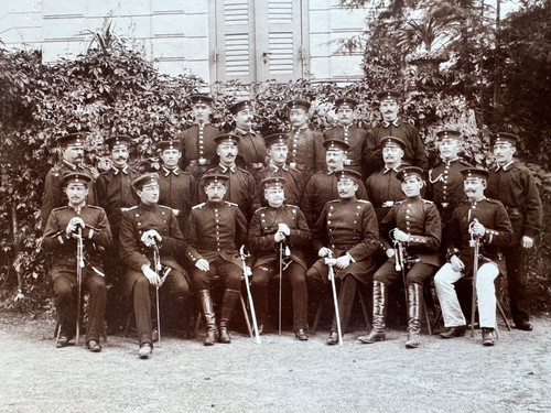 Fotografie landwehrübung 1898 - fotografie,