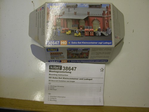 Kibri 38647 deko set - ,