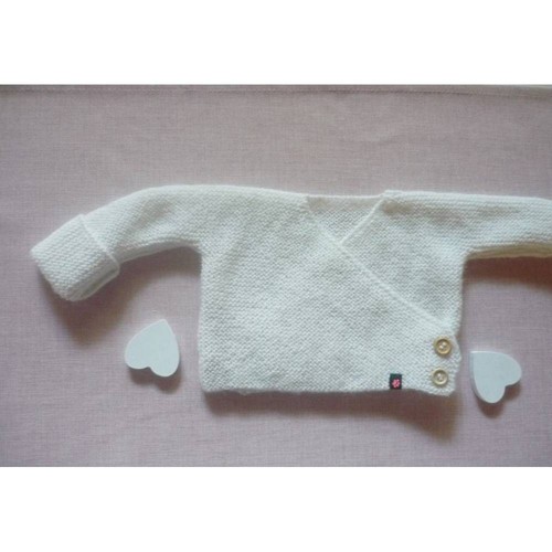 Baby wickeljacke alp - weiß, –