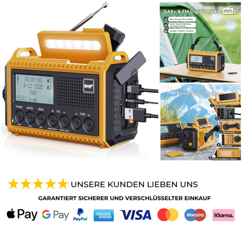 Dab solar radio mit - dab, 5000