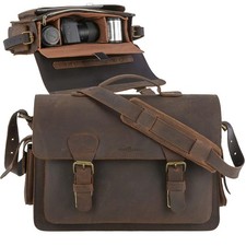 Ruitertassen Fototasche Leder