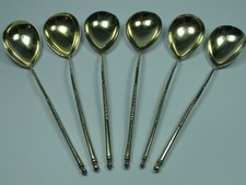 6 Löffel Silber 875 Silber 84