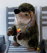 Steiff 1677/50 Igel Joggi in 60 cm von 1988 aus dem Werk Archiv Giengen TOPP neu
