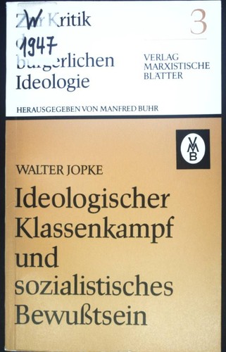 Ideologischer klassenkampf und - klassenkampf,