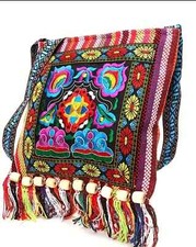 Bestickte Umhängetasche