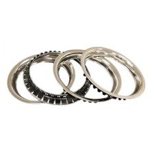 1Satz 13" Edelstahl Felgen