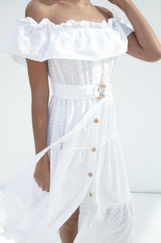 Zara damen sommerkleid weiß - damen,