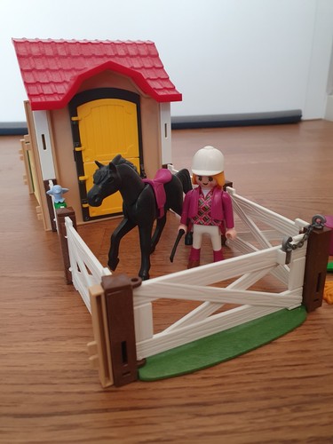 Pferdestall ebony playmobil - pferdestall,