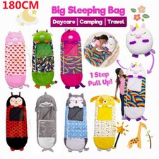 Schlafsack Einhorn Kuscheltierschlafsack Kinder Kissen Kinderschlafsack Camping-