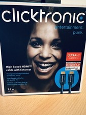 ***CLICKTRONIC - 70306 High Speed HDMI Kabel für 4K*** 7,5m w.NEU