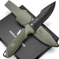 Gebraucht:Wolfgangs W1 Outdoor Messer Jagdmesser 440C Scheide Bushcraft Survival