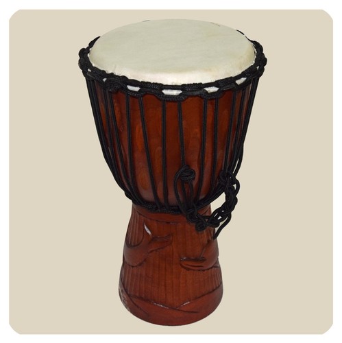 Djembe geschnitzt cm - 40,