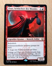 Mtg Magic: Zhao, Schlächter des Mondes, the Moon Slayer, Blutmond-Effekt DEUTSCH