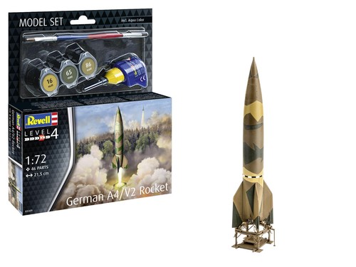 Model set german rocket - model,
