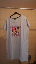 Damen (Long-)Shirt/Nachthemd(?) Minnie Mouse Disney neu hellblau Gr. M