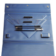 Navigationsbesteck, Mappe aufklappbar # Navigation Messingzirkel Zirkel Dreiecke