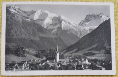 Ansichtskarte oberstdorf - ansichtskarte,