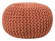 Geflochtener strickpouf zum - strickpouf,