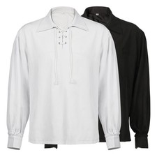 Elegante Herren Piraten Hemd