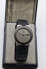 Junghans Mega, funkgesteuerte Vintage Uhr  läuft / TEILDEFEKT 25 4300 309 #149