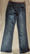 Damen Jeans in schwarz-meliert