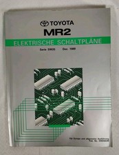 Elektrische Schaltpläne Toyota MR2 W2 SW20 Ausgabe 12.1989 Werkstatthandbuch
