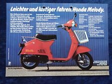 Honda Melody Roller Prospekt 1982 gelocht