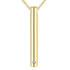 Gold/Silber Edelstahl Zylinder