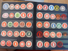 49 REKLAMEMARKEN SIEGELMARKEN AUS DER HANSASTADT BREMEN  VON 1913